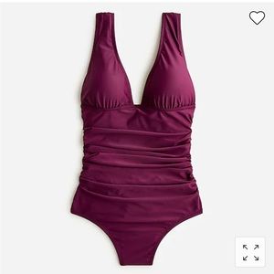 J.Crew Ruched V-neck one-piece NWT size 12 🌴